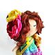 Интерьерная кукла. Тыквоголовка. Mama-toys. Интернет-магазин Ярмарка Мастеров.  Фото №2