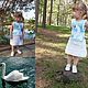 sundress Swan Princess a knitted summer baby girls copyright. Dresses. Evgenia ManKi. Online shopping on My Livemaster.  Фото №2