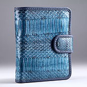 Сумки и аксессуары handmade. Livemaster - original item Snake leather women`s wallet, coin holder on the clasp IMI0007C. Handmade.