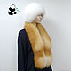 Chic fur scarf boa fur bright red Fox Siberian. Collars. Mishan (mishan). My Livemaster. Фото №5