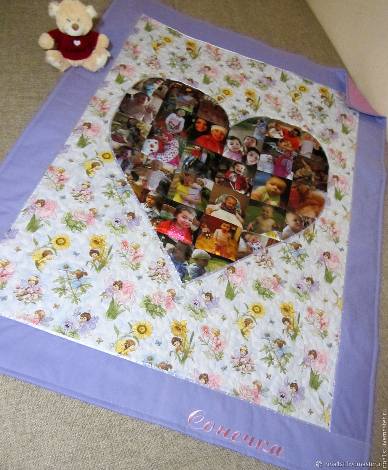 Одеяло с фотографиями на заказ