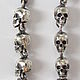 Серьги №1 "Черепа", skull, череп, висячие, длинные. Серьги классические. Сергей (Жук). Интернет-магазин Ярмарка Мастеров.  Фото №2