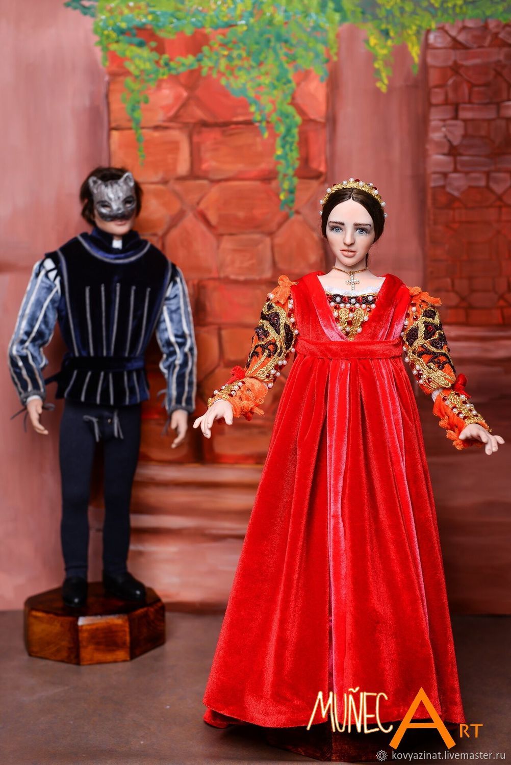 Ромео и Джульетта, Портретная кукла, Лесной,  Фото №1