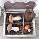 "Белый гриб" ватная елочная игрушка, Елочные игрушки, Санкт-Петербург,  Фото №1