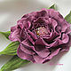 Brooch Purple flower. Brooches. Alla Flowers. Online shopping on My Livemaster.  Фото №2