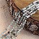 4х2 мм Зеленый фантомный кварц граненые монетки, бусины штучно. Бусины. Серебряная гора. Интернет-магазин Ярмарка Мастеров.  Фото №2