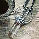 Pendant with the rune Dagaz by using a quartz crystal (p-017-01). Pendants. #Ofel_way. My Livemaster. Фото №4