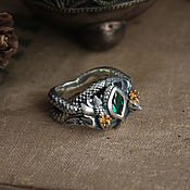 Украшения handmade. Livemaster - original item The Ring Of Barahir. Aragorn`s Ring. Lord of the Rings. bronze silver. Handmade.