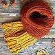 Long knitted scarf with fringe, Scarves, Chelyabinsk,  Фото №1
