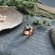 Кольцо Медное Морское Стекло. Кольцо на весь палец. NadyaBriJewelry. Интернет-магазин Ярмарка Мастеров.  Фото №2