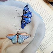 Украшения handmade. Livemaster - original item Brooch sky Moth made of polymer clay. Handmade.