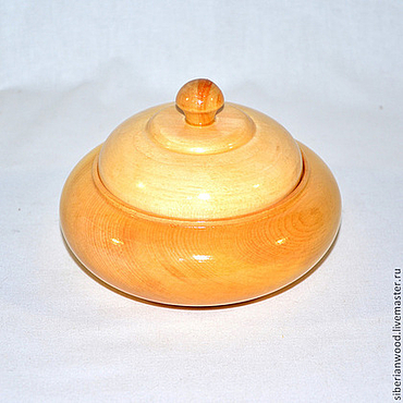 Посуда ручной работы. Ярмарка Мастеров - ручная работа Кубышка с крышкой Шкатулка деревянная из натурального Кедра K8. Handmade.