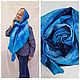 Stoles: woolen Blue Lagoon stole. Wraps. Olgaorel57. My Livemaster. Фото №4