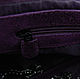 Purple suede clutch bag with brush. Clutches. Inessa Tche. My Livemaster. Фото №6