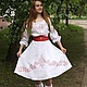 Платье для Алевтины. Народные рубахи. Зареслава. Ярмарка Мастеров.  Фото №5