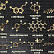 Молекула Кофеина, Кофеин, настенный декор из дерева. Элементы интерьера. Wooden Decor Shop. Ярмарка Мастеров.  Фото №4