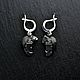 Серьги Мыши. Серьги классические. AlexFox Jewelry. Ярмарка Мастеров.  Фото №4