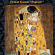 Klimt tie. Original painting. Ties. Exclusive hand painted. My Livemaster. Фото №4