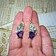 Kit 'Dance of two butterflies' with amethyst and rhodolite. Jewelry Sets. SELENA. Online shopping on My Livemaster.  Фото №2