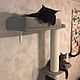 Wall house for cats buy. Available in size. Scratching Post. Workshop for dogs and cats. My Livemaster. Фото №6