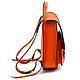 Herald leather backpack (orange). Backpacks. Russian leather Guild. Online shopping on My Livemaster.  Фото №2