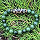 Order Amulet bracelet with ji 9 turtle eyes and jade. breath of eternity. Livemaster. . Ji bead Фото №3