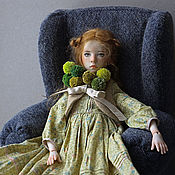 Шарнирная фарфоровая кукла Кловер Мэй