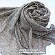 Большой палантин паутинка шарф вязаный Серо-коричневый, Палантины, Самара,  Фото №1