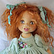 Jeanette. Author's textile doll. Dolls. SmallMiracleStudio. My Livemaster. Фото №6