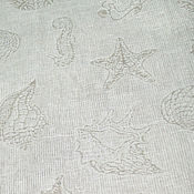 Ткань льняная костюмно-плательная Фисташковый