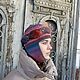 Стильная шапочка ,,Дульсинея". Шапки. ЕЛЕНА ВАУЛИНА. Ярмарка Мастеров.  Фото №12
