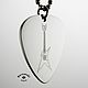 Guitar pick with engraving (stainless steel). Pendants. Borowski store. My Livemaster. Фото №5