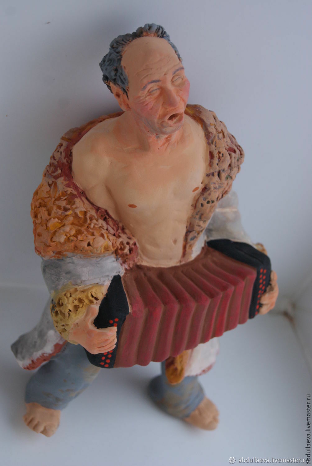 Статуэтка \"Пьяный гармонист\" в интернет-магазине на Ярмарке Мастеров ...