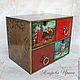 Order Mini chest of drawers Illusion. Gifts from Irina Egorova. Livemaster. . Mini Dressers Фото №3