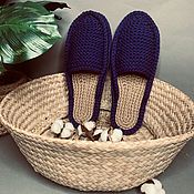 Обувь ручной работы handmade. Livemaster - original item Slippers mens. Slippers soles.. Handmade.