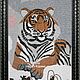 Knitted painting 'TIGER', Pictures, Kursk,  Фото №1