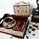 Order Coffee tray and boxes for sweets. Klukva ( decoupage). Livemaster. . Trays Фото №3