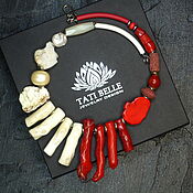 Украшения handmade. Livemaster - original item Coral necklace 