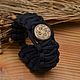 Order Bracelet with brass bead (Scandinavian pattern). h-a-n--t-e-r. Livemaster. . Braided bracelet Фото №3