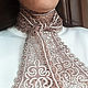 Кружевной шарфик-галстук, вологодское кружево. Шарфы. Кружевной островок Натальи (laceisland). Ярмарка Мастеров.  Фото №6