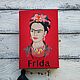 clutch-book 'Frida'. Clutches. BookShelf. Online shopping on My Livemaster.  Фото №2