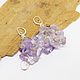 Lavender garden earrings (amethyst, citrine, amethyst). Tassel earrings. Selberiya shop. My Livemaster. Фото №5