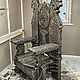 Трон из дерева Асгард. Кресла. Мастерская Громобоевых. Мебель. Ярмарка Мастеров.  Фото №4