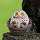  The author's toy Owl. Figurine. 2sovy. Online shopping on My Livemaster.  Фото №2