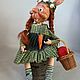 Крольчиха Буся. Кукла  ручной работы. Кукла игровая. Интерьерная кукла. Larsen.dolls. Ярмарка Мастеров.  Фото №4