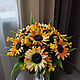 Bouquet-night light 'Sunflowers'. Nightlights. Elena Krasilnikova. My Livemaster. Фото №4