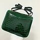 Handbag women's crocodile skin, in green. Classic Bag. SHOES&BAGS. Online shopping on My Livemaster.  Фото №2