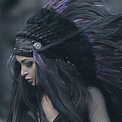 Indian headdress - Sharp Raven