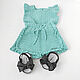 Order Conjuntos de ropa para bebés: pantalones cortos y Top para niñas. babyshop. Livemaster. . Baby Clothing Sets Фото №3