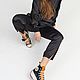 Брюки Black Satin Harem Pants. Брюки. MILENA (aakasha). Ярмарка Мастеров.  Фото №4